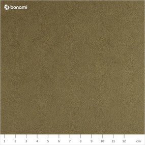 Маслиненозелено кадифено столче за крака Santo - Milo Casa