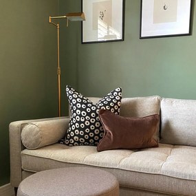 Подова лампа месинг с LED с сензорен димер - Notia