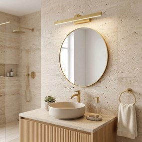 LED аплик за баня SWE008-1W 58cm BRUSH GOLD