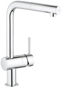 Кухненски кран Grohe Minta με σπιράλ-Glossy silver