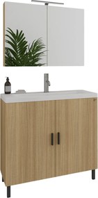 Комплект за баня Drop Roma 80-Светъл естествен цвят