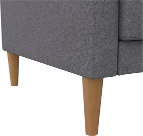 Сив сгъваем диван 82 cm Lilly – Støraa