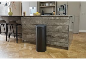 Тъмносиво стоманено кошче за боклук, отваряне с докосване 30 l Touch Bin – Brabantia