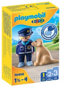 Playset Police with Dog 1 Easy Starter Playmobil 70408 (2 pcs)