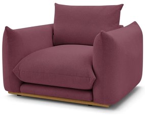 Кресло в цвят бордо Ernest – Bobochic Paris