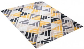 Отличителен модерен килим с геометрична шарка Ширина: 120 см | Дължина: 170 см