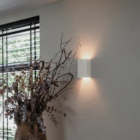 Модерна стенна лампа бяла правоъгълна - Colja Novo