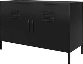 Черно метално шкафче 100x64x40 cm Mission District – Støraa