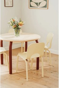 Жълт трапезен стол Atto – noo.ma