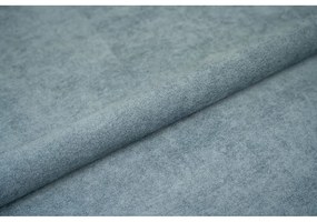 Синьо тапицирано двойно легло с място за съхранение и матрак с решетка 180x200 cm Thessa Bold - Bonami Selection