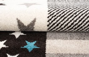 Очарователен син килим със звезди Šírka: 60 cm | Dĺžka: 110 cm