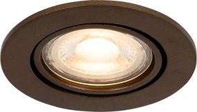 Модерен вграден прожектор тъмно бронз с наклон - Cisco