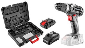 Винтоверт за пробиване 18V, 13mm с аксесоари. в калъф, 58G019-SET1