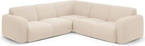 Бежов ъглов диван от букле (променлив/L форма) Molino – Micadoni Home