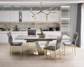 Луксозен трапезен комплект VALENTINO + 4 стола KH436