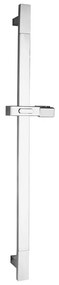 Стенна душ релса от неръждаема стомана в лъскаво сребристо с подвижен държач 68 cm – Sapho
