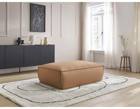 Кафява табуретка от изкуствена кожа Boheme – Bobochic Paris