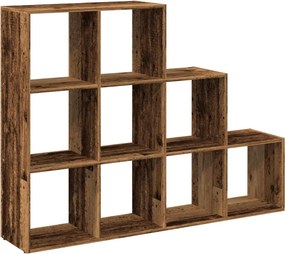 857983 vidaXL Разделител за стая / библиотека 3 нива 137,5x29x103,5 см