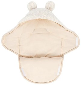 Кремаво бебешко одеяло от шерпа 45x80 cm – Meowbaby