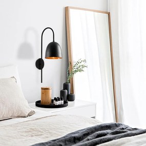 Черна стенна лампа Tattoo – Opviq lights