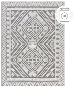 Сив килим от шенил подходящ за пране 160x240 cm Jaipur – Flair Rugs
