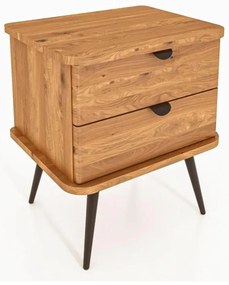 Нощно шкафче от дъбова дървесина в естествен цвят Kula - The Beds