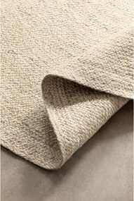 Кремав двустранен/ръчно изработен ютен кръгъл килим ø 200 cm Braided – Hanse Home