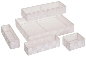 Органайзери за чекмеджета от плат в комплект от 5 броя - Casa Selección