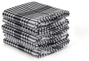 Комплект кърпи за миене (10 броя), цвят Черен и бял