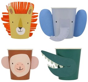 Хартиени чаши за еднократна употреба в комплект 8 бр. Animal Parade – Meri Meri