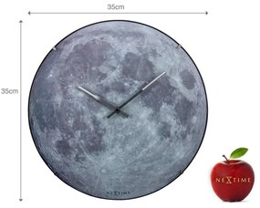 Стенен часовник ø 35 cm Moon – NeXtime