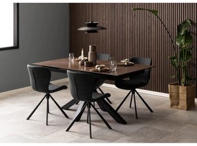 Тъмносиви трапезни столове в комплект от 2 броя Batilda - Actona