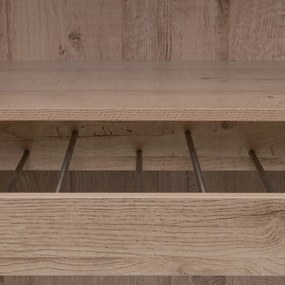 Отворен модулен шкаф от декор от дъб в естествен цвят 60x180x45 cm Modular – Casa Selección