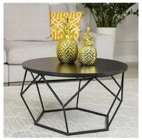 Масичка за кафе DIAMOND 40x70 см черна