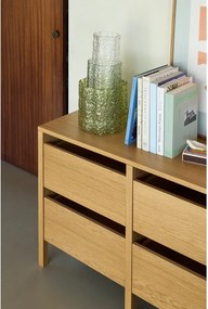 Скрин от декор от дъб в естествен цвят 150x65x40 cm Forma – Hübsch