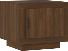 817230 vidaXL Кафе маса, кафяв дъб, 51x50x45 см, инженерно дърво