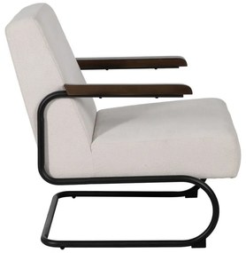 Бежово шенилово кресло Industra – Ixia