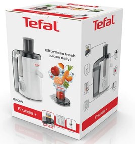 Сокоизстисквачка Tefal ZE370138, 350W, 2 скорости, Функция Пулс, Пулп 950 мл, Бял