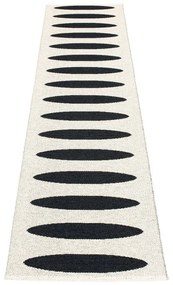 Черна пътека за открито и закрито 70x300 cm Ella Black – Pappelina