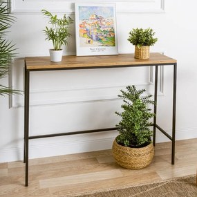 Шкаф Canva TopMebel метал - меламин в цвят атлантически бор 100x30x80cm