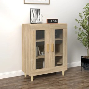 812117 vidaXL Сайдборд, дъб сонома, 69,5x34x90 см, инженерно дърво