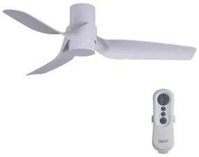 Lucci air 213353 - LED Димируем вентилатор NAUTICA 1xGX53/12W/230V бял + д.у.