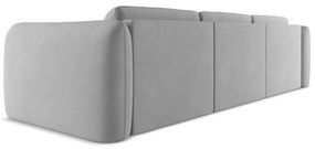 Светлосив ъглов диван (ляв ъгъл) Hoku – Makamii