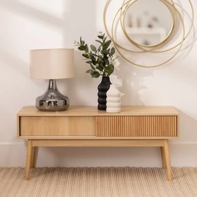 Маса за телевизор в естествен цвят 115x48x40 cm Naroa – Casa Selección