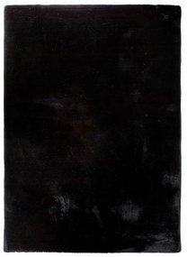Черен килим Fox Liso, 160 x 230 cm - Universal