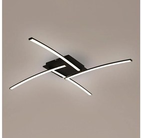 Brilagi - LED таванно осветително тяло STRIPES LED/32W/230V черно