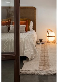 Бял ръчно изработен памучен килим подходящ за пране 120x160 cm Tribu Natural – Lorena Canals