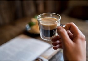 Стъклени чаши в комплект 2 бр. за еспресо/с двойни дъна 80 ml Diva – Vialli Design