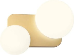 Redo 01-2471 - Стенно осветително тяло LUMIEN 2xG9/10W/230V златисто/бяло