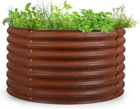 Blumfeldt Rust Grow, повдигната градинска леха, поцинкована стоманена повърхност, ръждив цвят